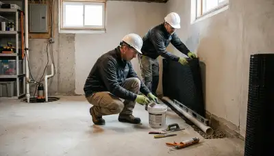 Basement waterproofing service in Greensboro, NC for water damage prevention and moisture control