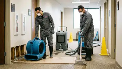 Commercial water damage restoration team serving Greensboro, NC with 24/7 emergency response