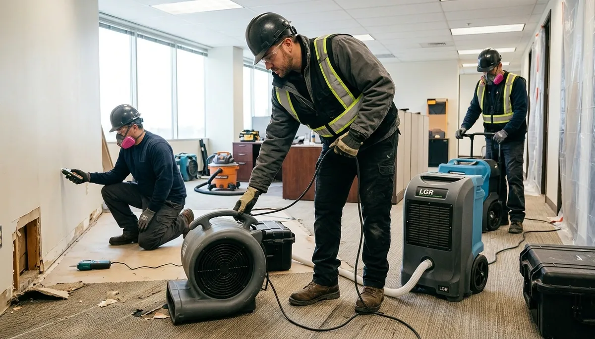 Emergency water damage restoration service in Greensboro, NC for homes and businesses