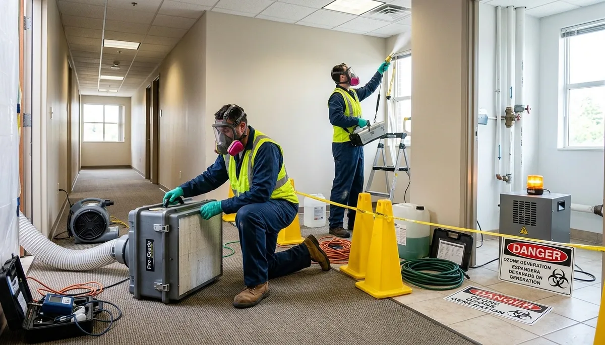 Greensboro, NC water damage odor removal service for moisture, mold, and sewage smells