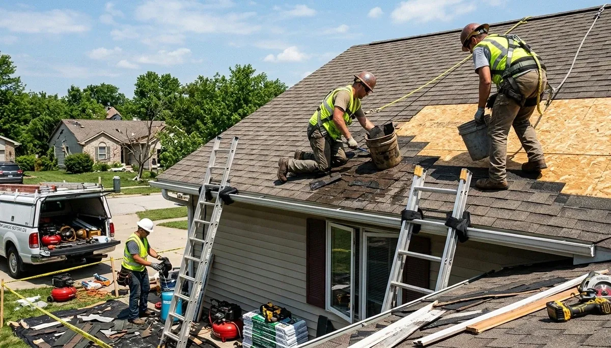 Storm damage restoration team serving Greensboro, NC for fast water damage cleanup