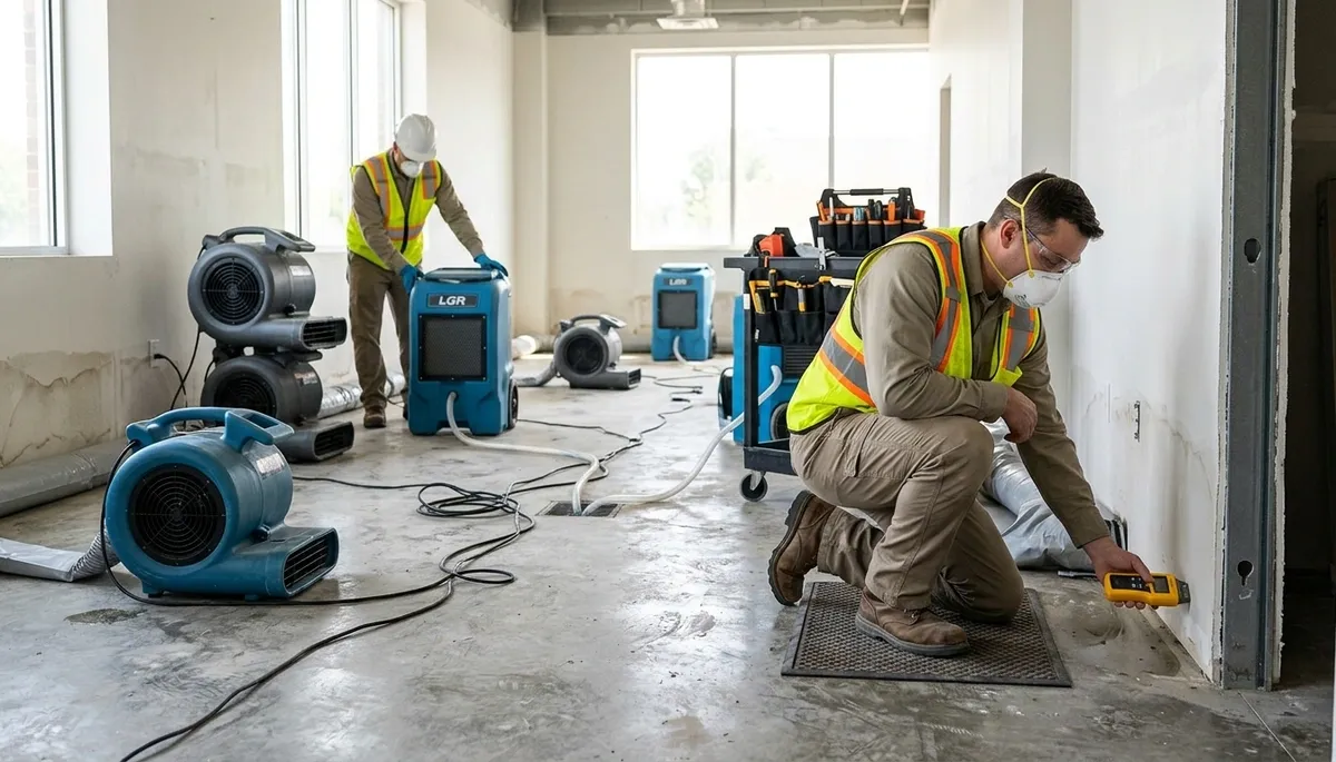Structural drying service in Greensboro, NC for water-damaged homes and moisture removal