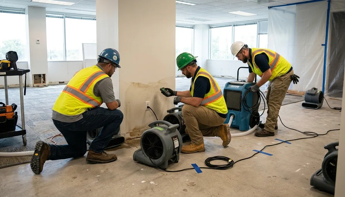 Structural drying equipment for Greensboro, NC water damage restoration service