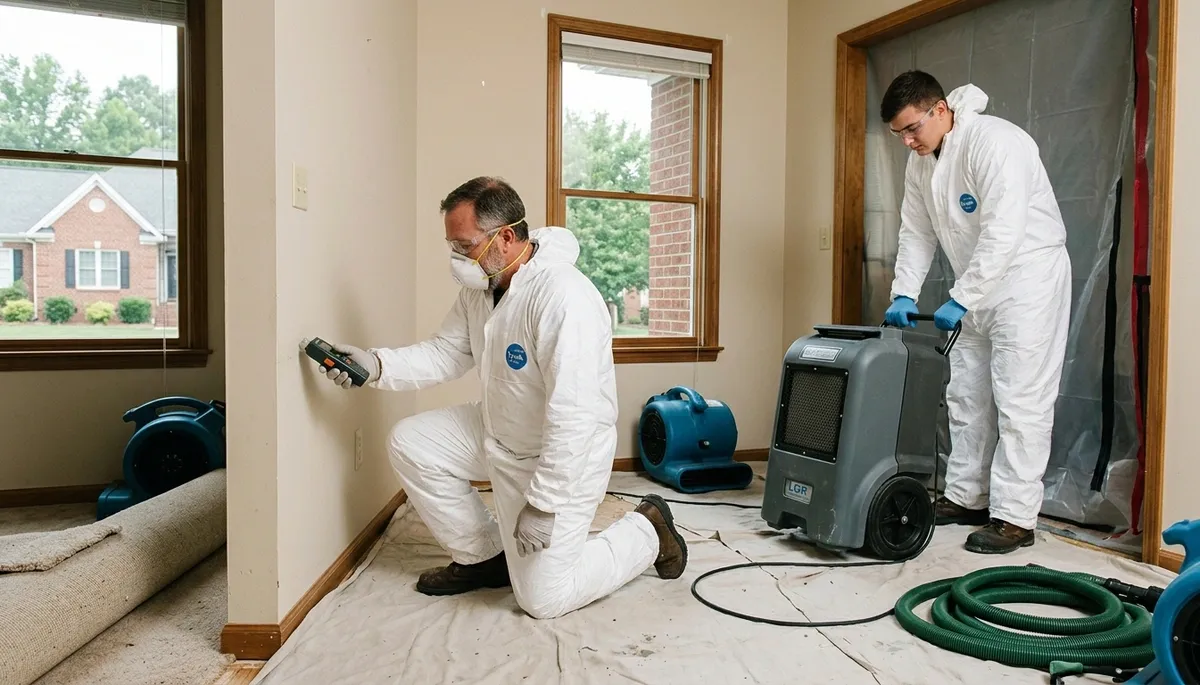 Water damage restoration team serving Greensboro, NC for fast home and business cleanup