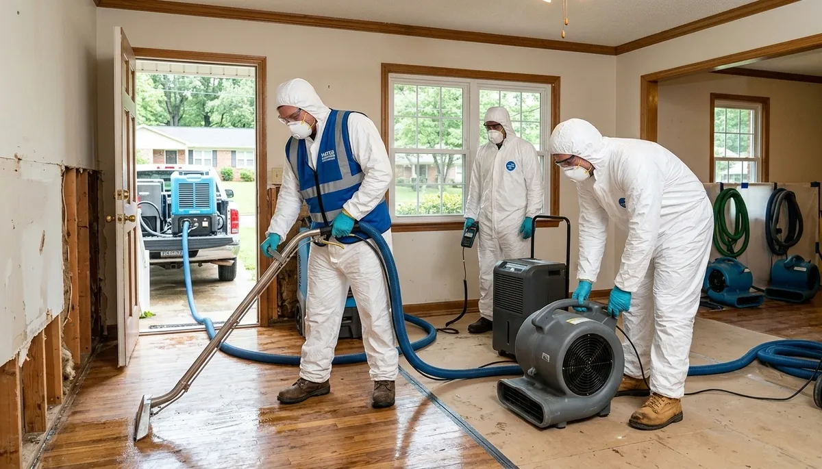 Water damage restoration team in Greensboro, NC serving homes and businesses
