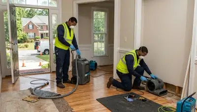 Water damage restoration team serving Greensboro, NC area homes and businesses