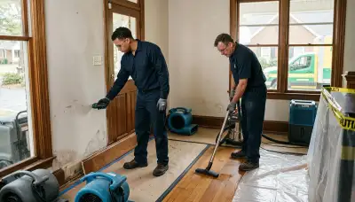 Water damage restoration team serving Greensboro, NC for emergency cleanup and repairs