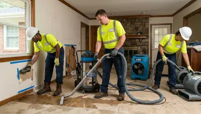 Water damage restoration team serving Greensboro, NC for fast cleanup and repair