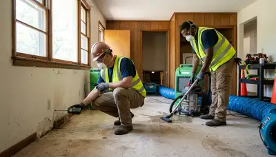 Water damage restoration team serving Greensboro, NC for fast cleanup and repairs