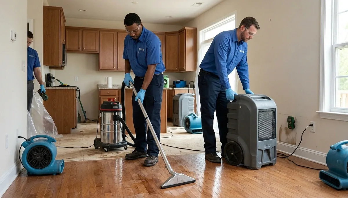 Water damage restoration team in Greensboro, NC serving homes and businesses