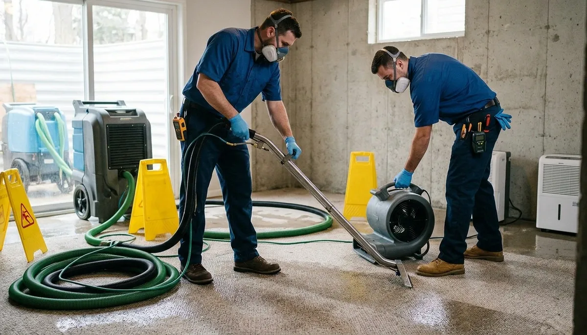 Water extraction service in Greensboro, NC for fast home flood cleanup and moisture removal